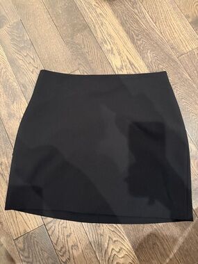 Express Black High-Rise Mini Skirt